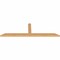 Ekena Millwork Portland Timber Gable Bracket, Western Red Cedar, 108"W x 31 1/2"H x 3 1/2"D x 5 1/2"F, 7/12 Pitch GBW108X31X0406POR00SWR - alternate 5